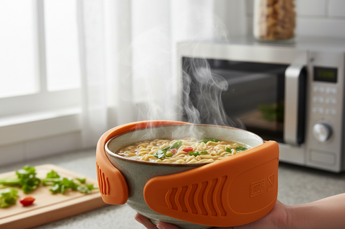 Handle Hot Bowls Without the Burn
The premium silicone bowl clip that protects your hands from scalding heat. Microwave-safe, easy to grip, designed for everyday convenience.